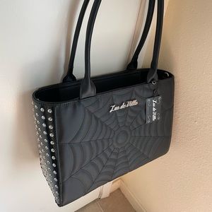 Lux De Ville medium spiderweb tote